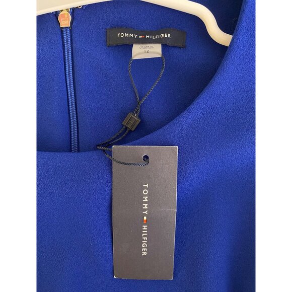 NEW TOMMY HILFIGER Jumpsuit Romper Sleeveless Belt Pant Suit Wide leg Stretch 12 - Picture 6 of 7